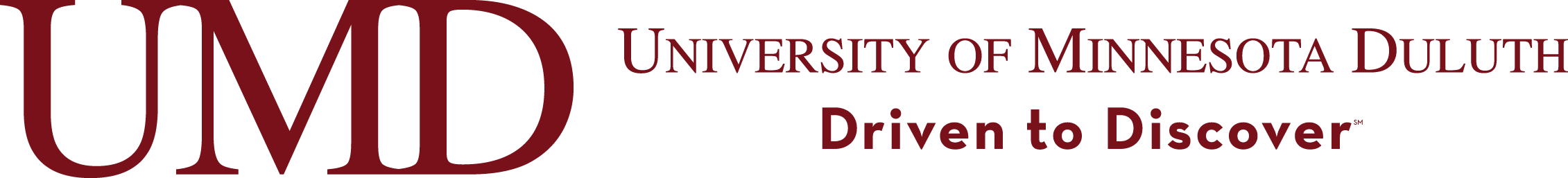 University of Minnesota Duluth Driven to Discover Logo